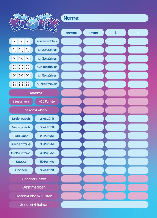 🎲 Knobix 3er Bundle – 75 Spiele